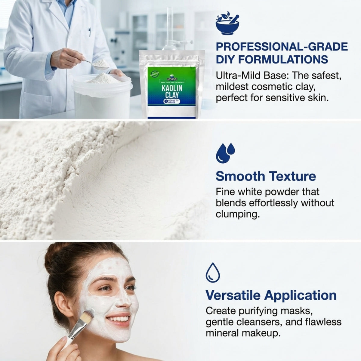 Kaolin Clay formulation properties and ingredient profile