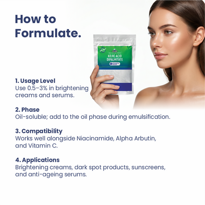 How to use Kojic Acid Dipalmitate in cosmetic formulations