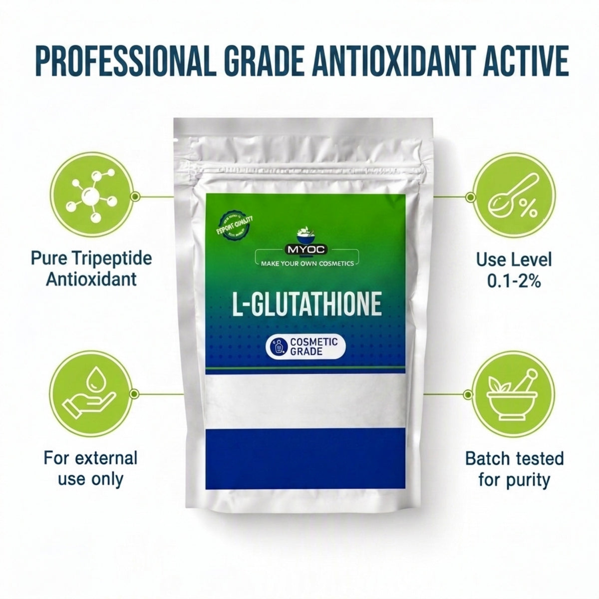 How to use L-Glutathione in cosmetic formulations