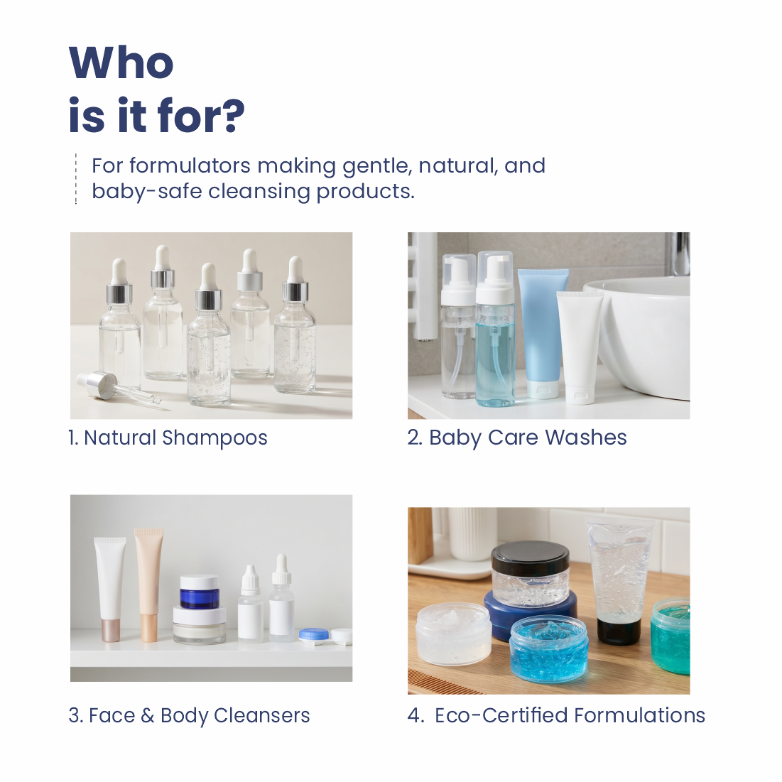 Lauryl Glucoside applications in face wash body wash and hair care formulations
