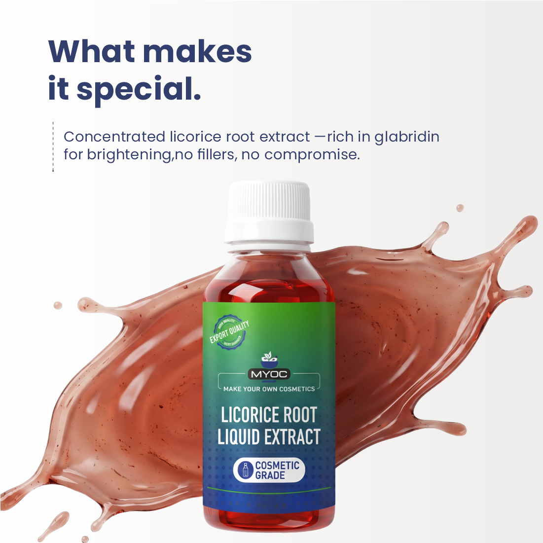 Licorice Root Extract formulation properties and cosmetic applications