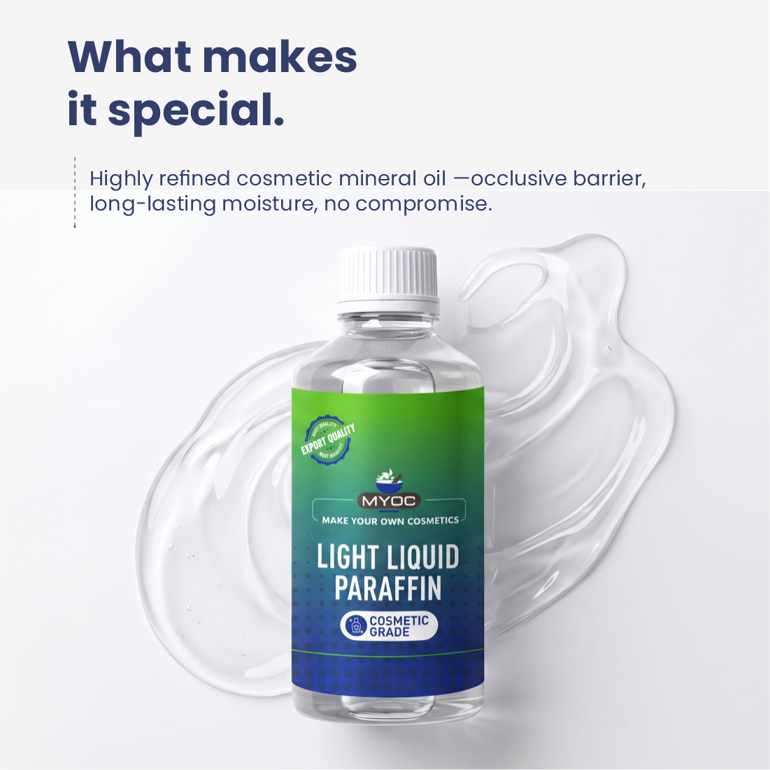 Light Liquid Paraffin texture and formulation properties