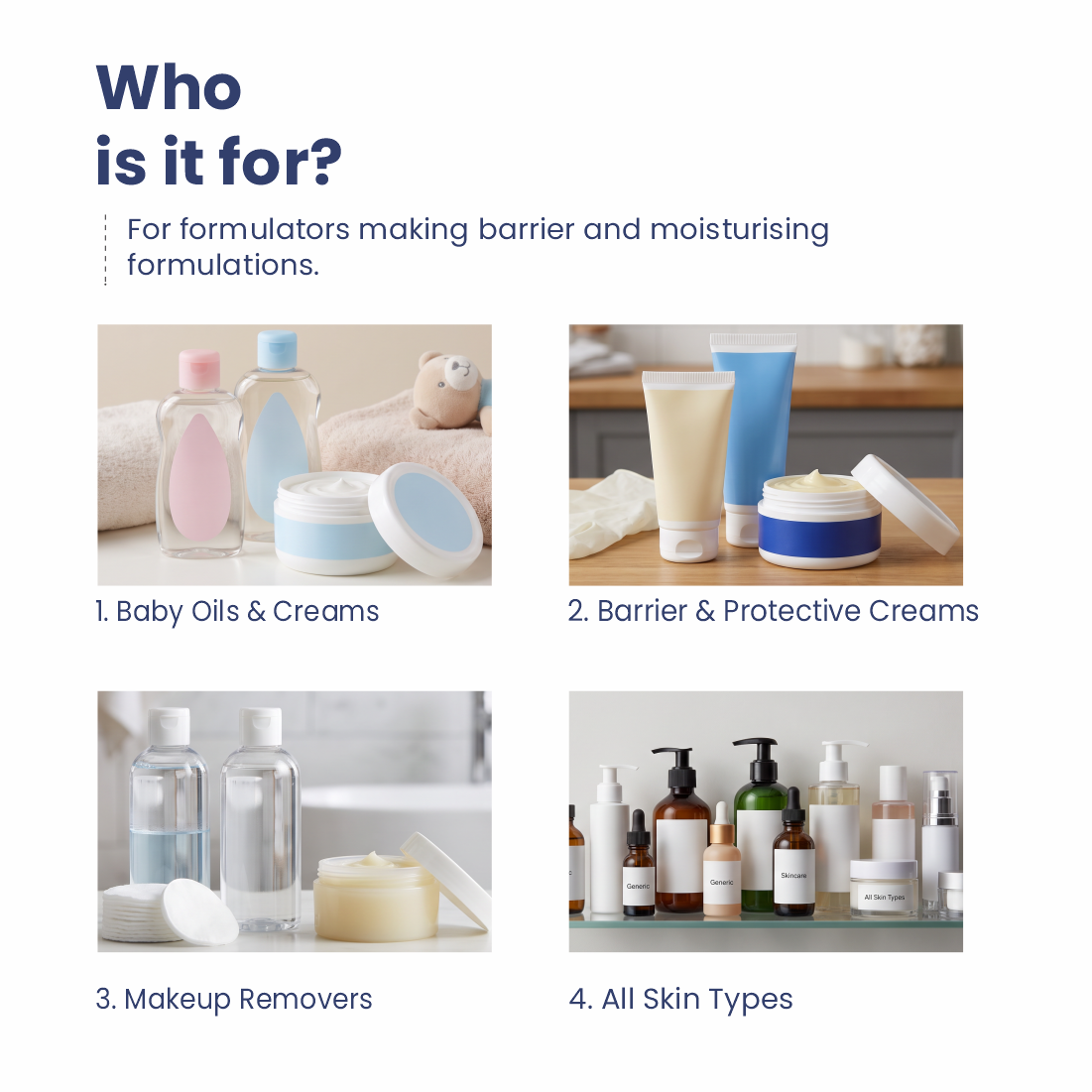 Light Liquid Paraffin applications in skincare haircare and body care products