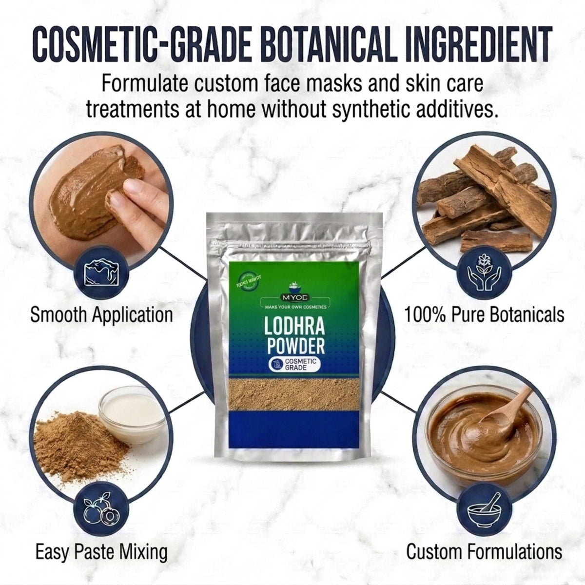 Lodhra Powder key benefits for cosmetic formulations