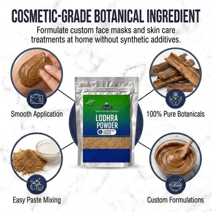 Lodhra Powder key benefits for cosmetic formulations