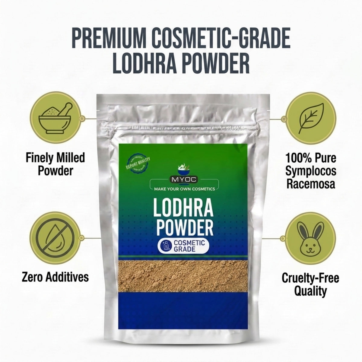 Lodhra Powder applications in skincare haircare masks and personal care products