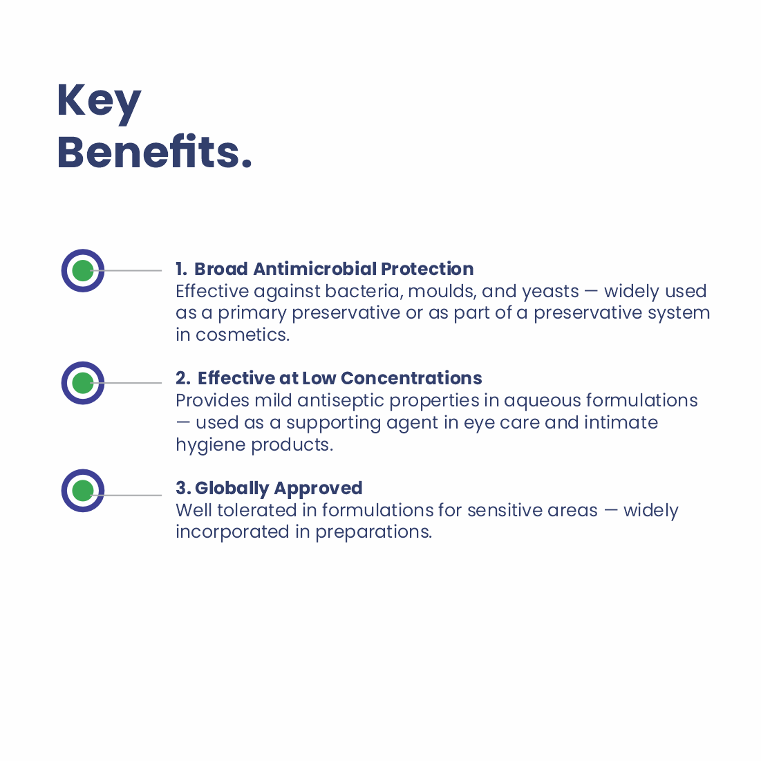 Methyl Paraben key benefits for cosmetic formulation preservation