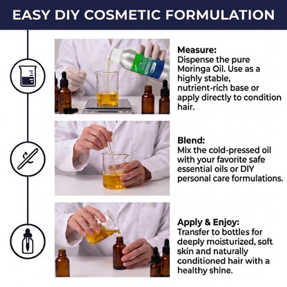 Moringa Oil ingredient profile for skin and hair care formulations
