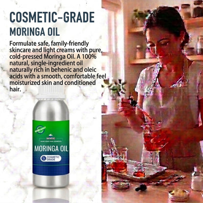 Moringa Oil applications in skincare haircare and body care products