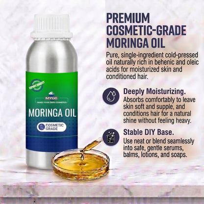 Moringa Oil for cosmetic and personal care formulations