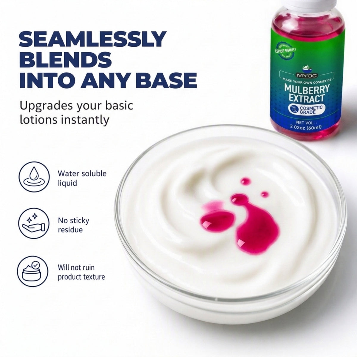 Mulberry Extract applications in serums creams masks and hair care products