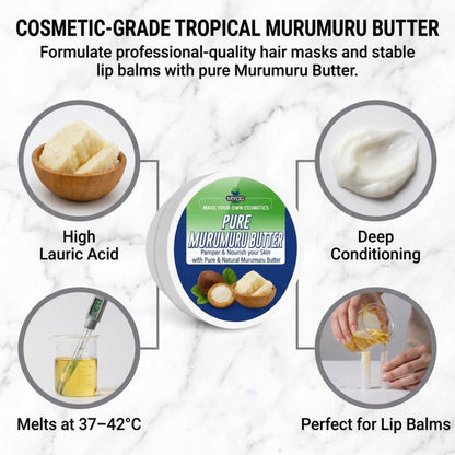 Murumuru Butter applications in skincare haircare and body butter products