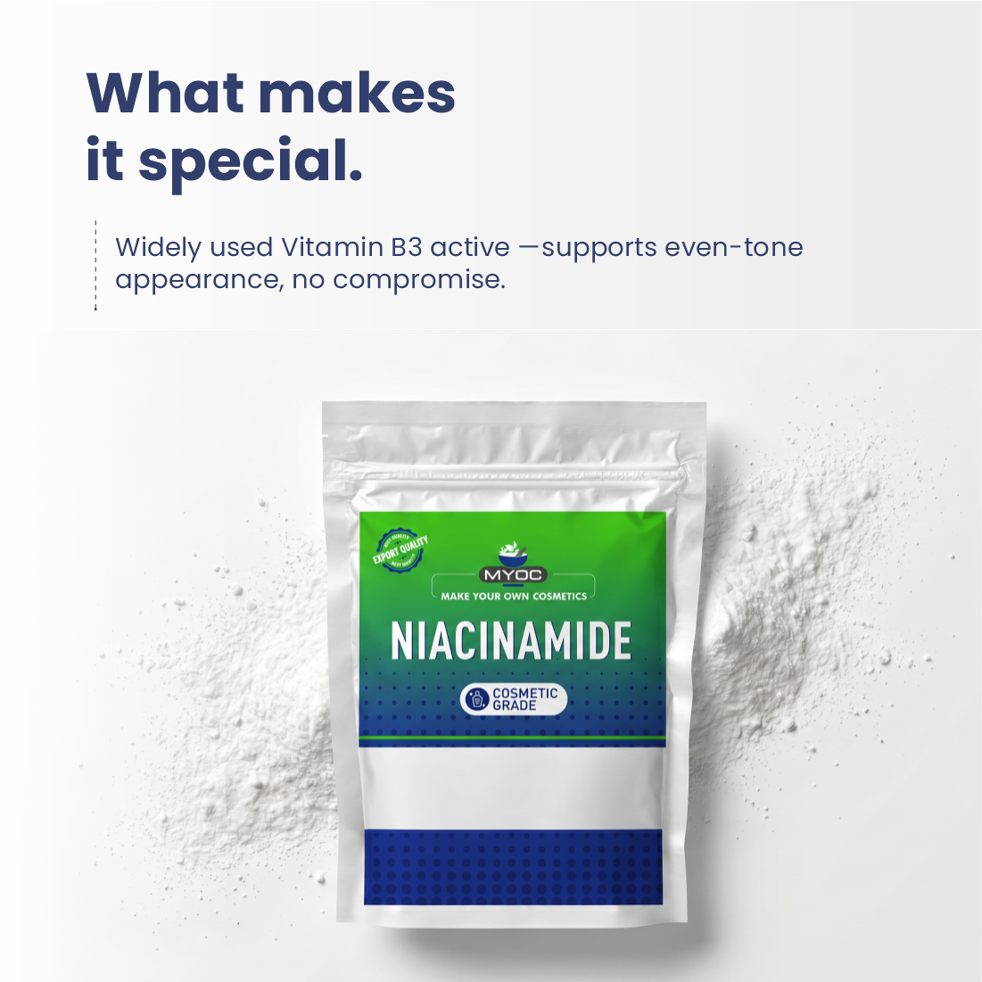 Niacinamide formulation properties and cosmetic applications