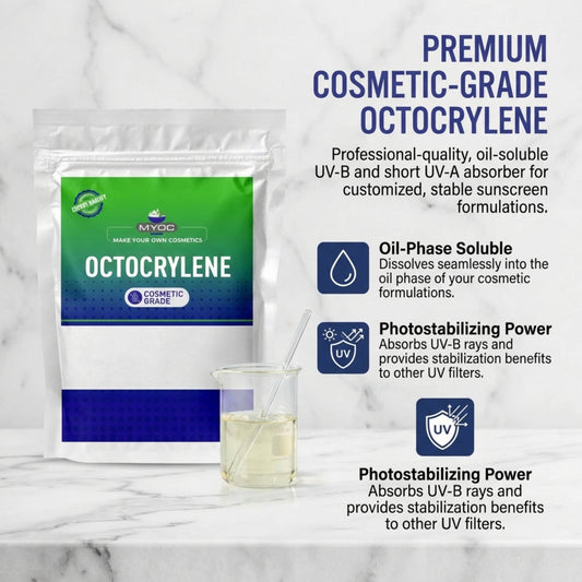 Octocrylene ingredient for cosmetic and personal care formulations