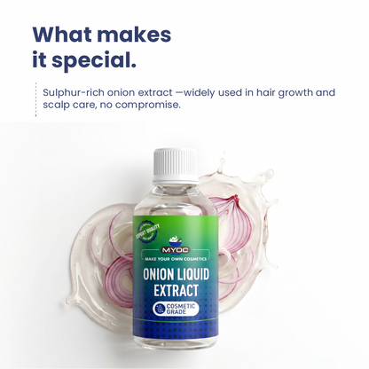 Onion Liquid Extract formulation properties and cosmetic applications