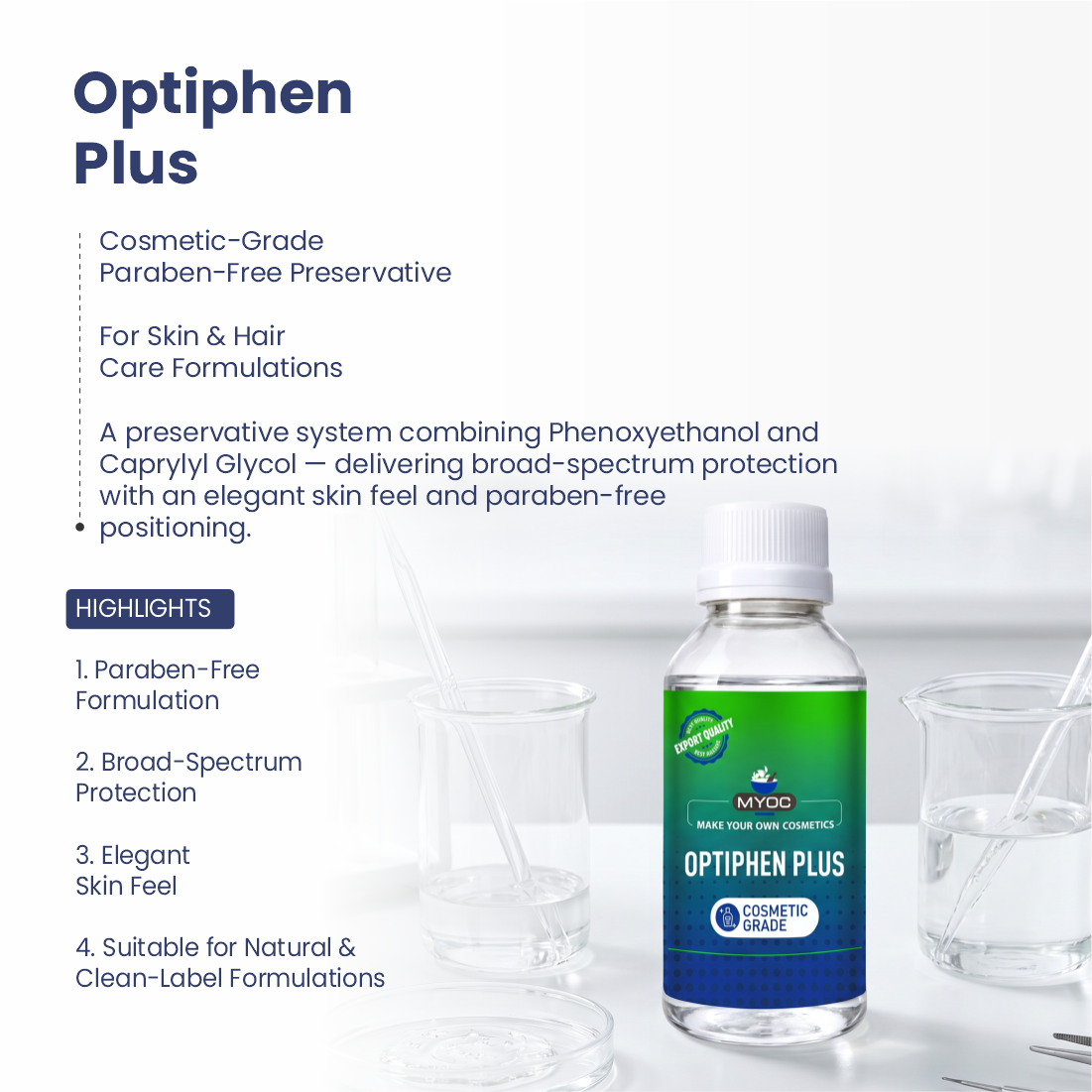 Optiphen preservative ingredient for cosmetic formulations