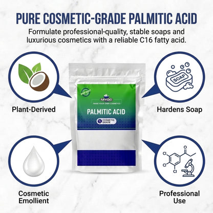 Palmitic Acid (C16) key benefits for skincare formulations