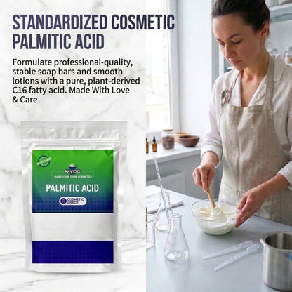 Palmitic Acid (C16) applications in serums creams lotions and cosmetic products