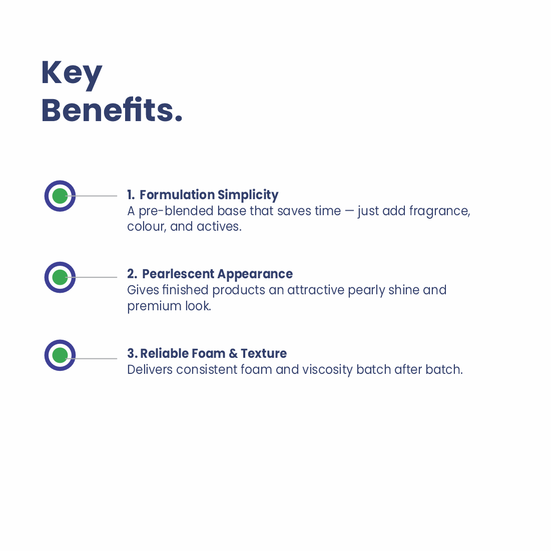 Pearly shampoo base key benefits for personal care formulations