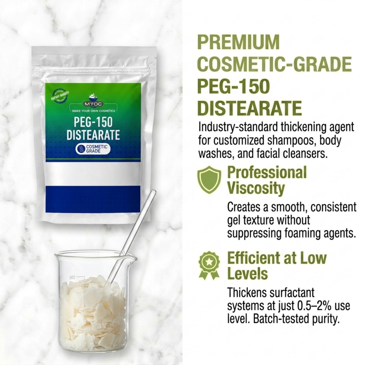 PEG-150 Distearate ingredient for cosmetic and personal care formulations