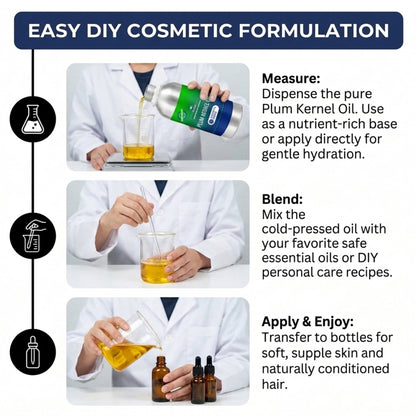 Plum Kernel Oil ingredient profile for skin and hair care formulations