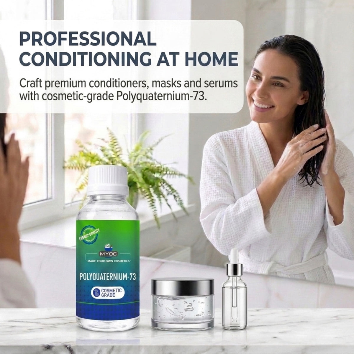 Polyquaternium-73 applications in skincare haircare and personal care products