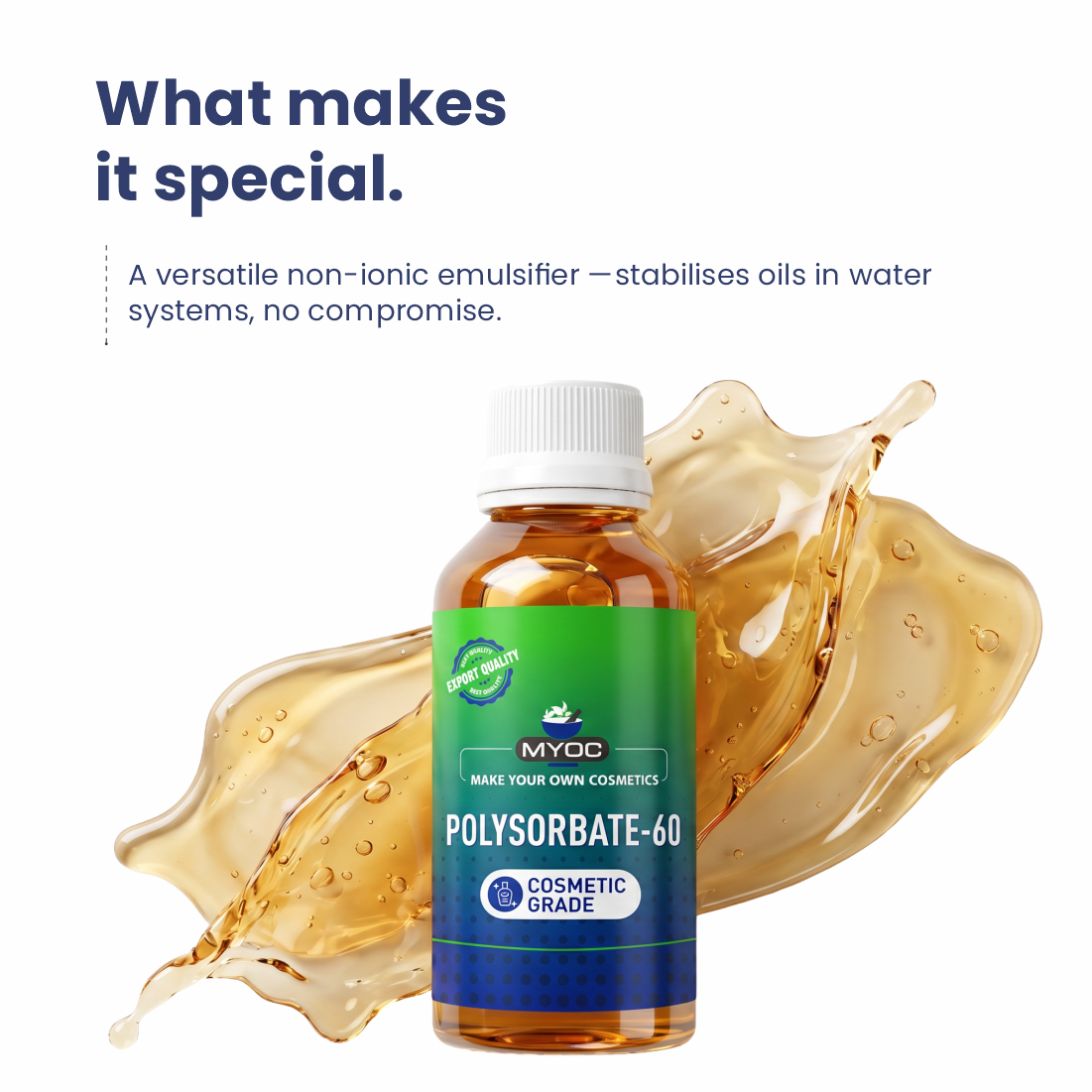 Polysorbate 60 formulation properties and compatibility overview