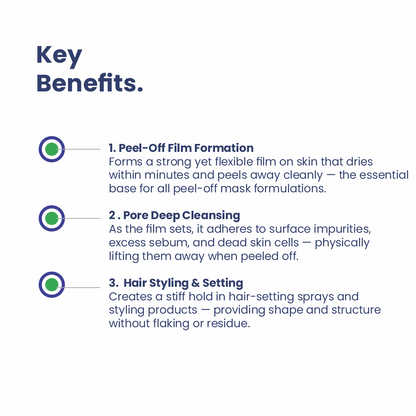 Polyvinyl alcohol key benefits for cosmetic formulations