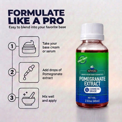 Pomegranate Extract key benefits for skincare and haircare formulations