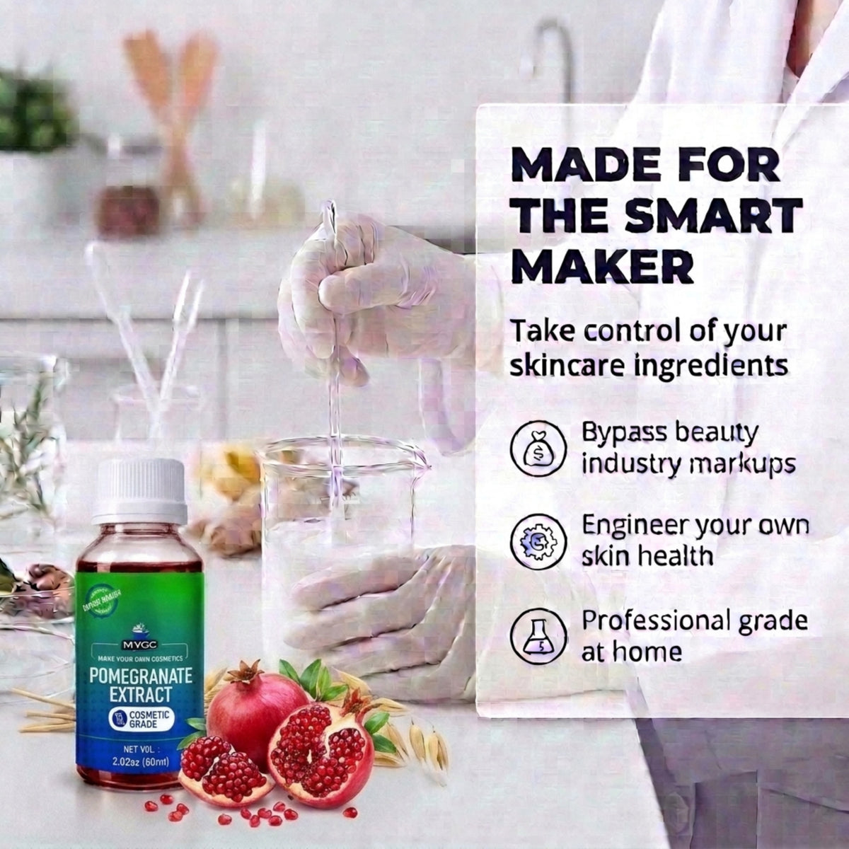 How to use Pomegranate Extract in cosmetic formulations