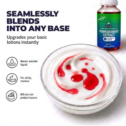 Pomegranate Extract applications in serums creams masks and hair care products