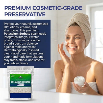 Potassium Sorbate applications in skincare haircare and personal care formulations
