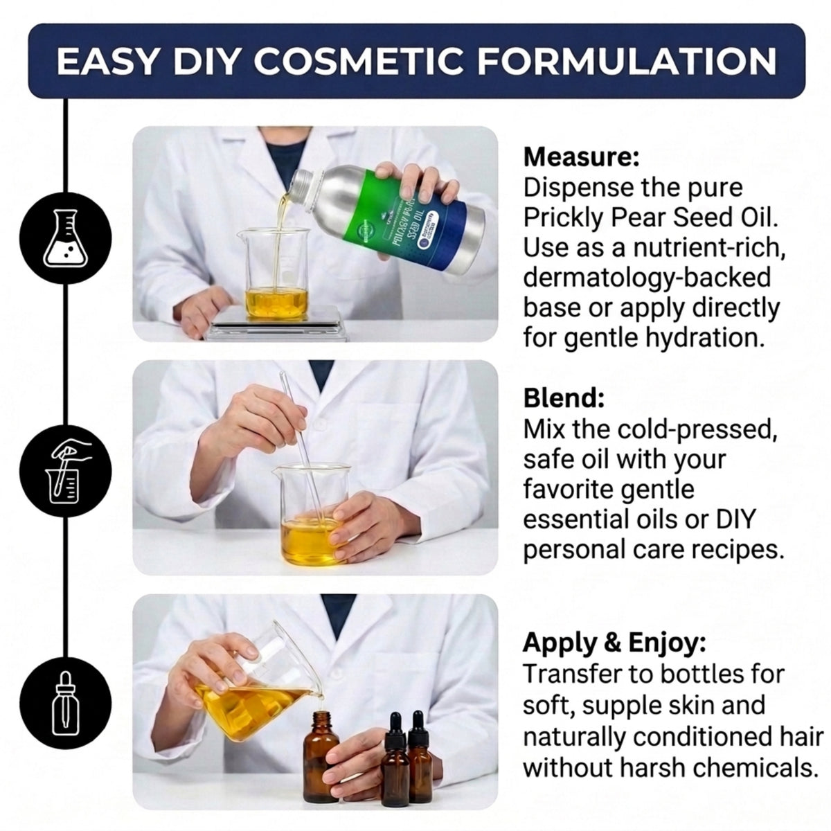 Prickly Pear Seed Oil ingredient profile for skin and hair care formulations