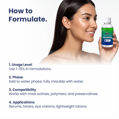 How to use Propanediol in cosmetic formulations