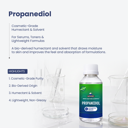Propanediol ingredient for cosmetic and personal care formulations