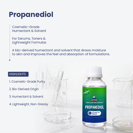 Propanediol ingredient for cosmetic and personal care formulations