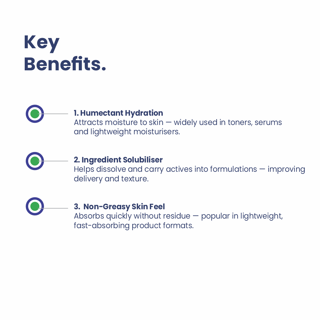 Propanediol key benefits for cosmetic formulations