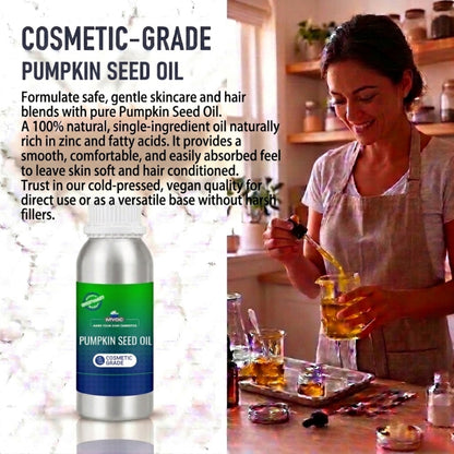 Pumpkin Seed Oil applications in skincare haircare and body care products