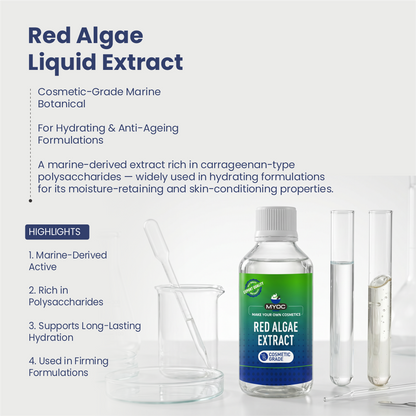 Red Algae Liquid Extract botanical ingredient for cosmetic formulations