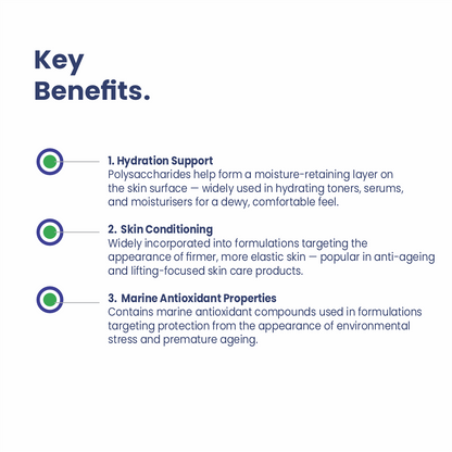 Red Algae Liquid Extract key benefits for skincare and haircare formulations