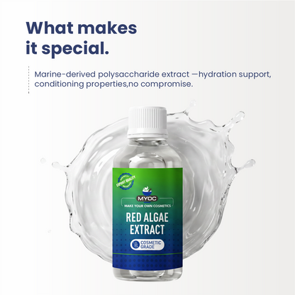 Red Algae Liquid Extract formulation properties and cosmetic applications