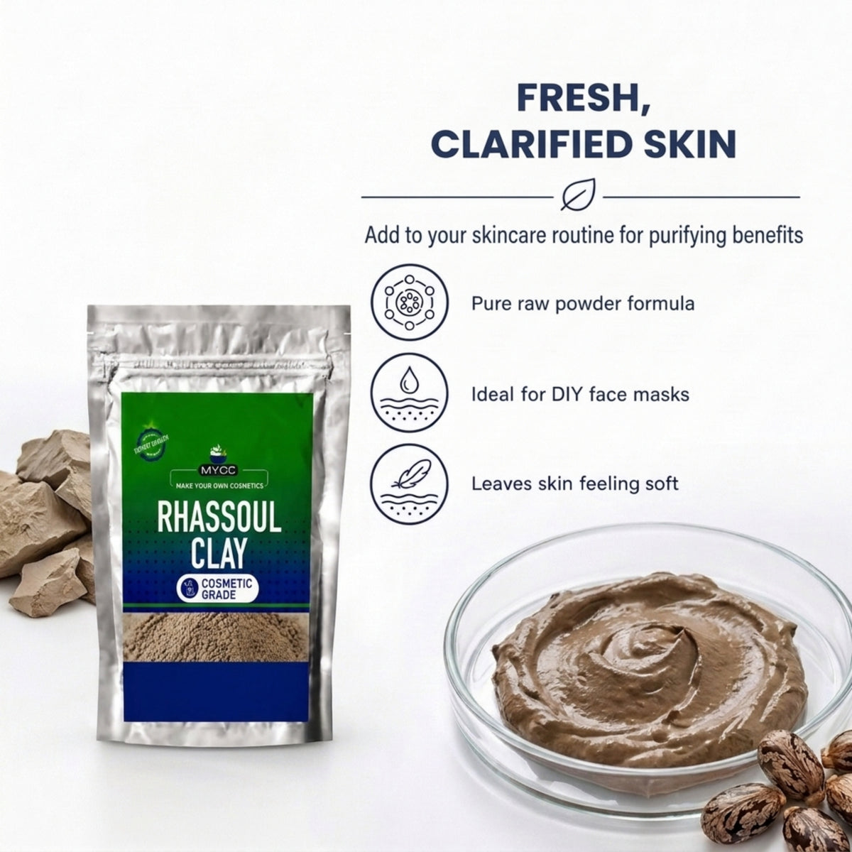 Rhassoul Clay formulation properties and ingredient profile