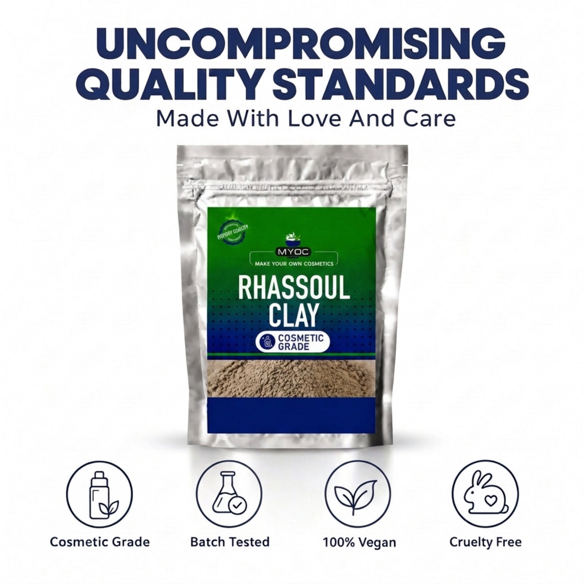 Rhassoul Clay cosmetic formulation and raw material reference