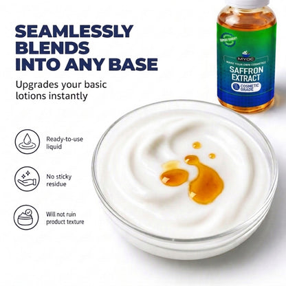 Saffron Extract applications in serums creams masks and hair care products