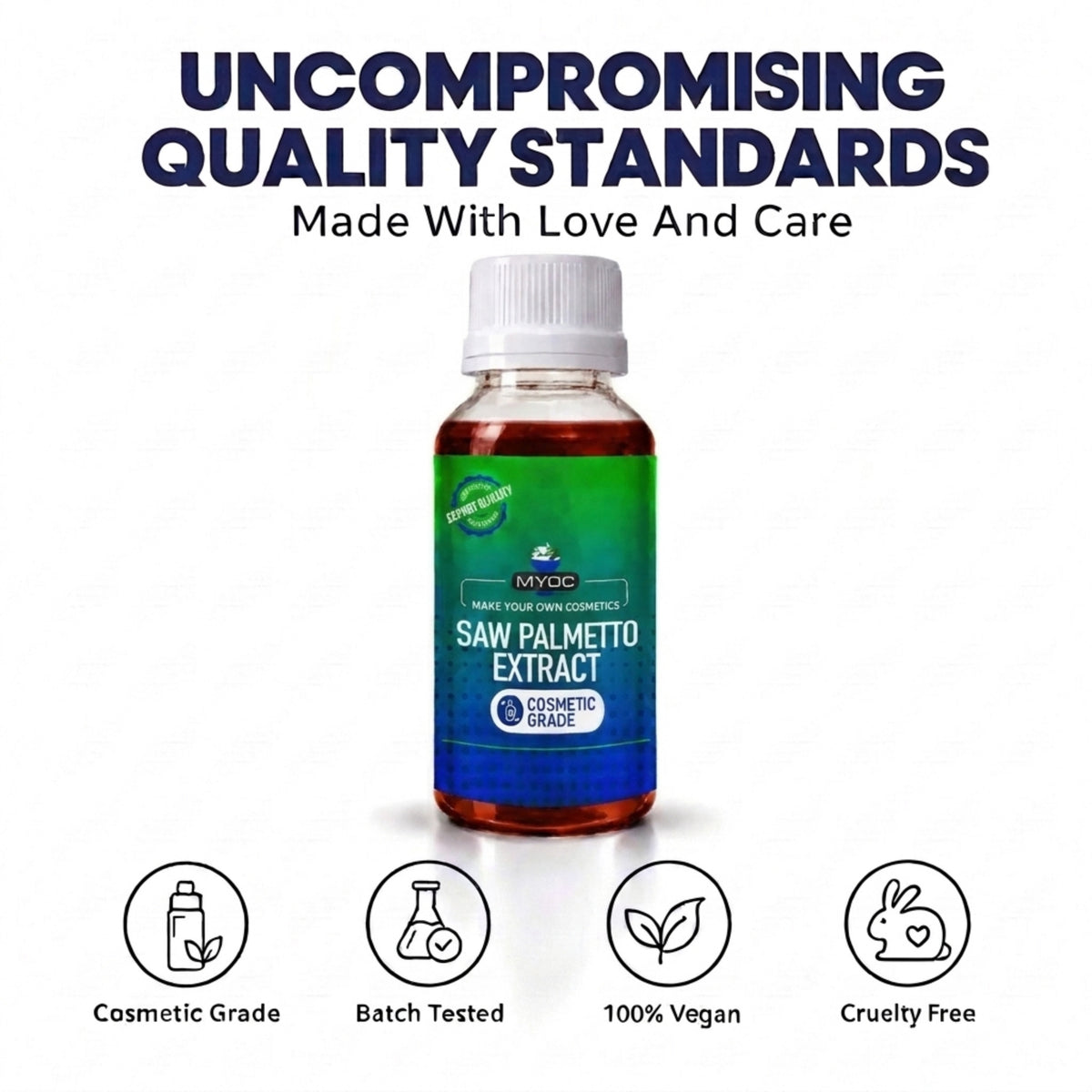 Saw Palmetto Extract cosmetic formulation and raw material reference